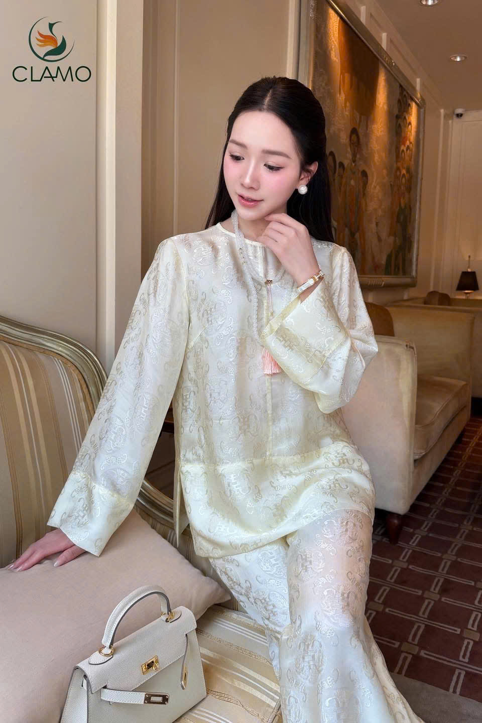 Pháp Phục lụa tơ tằm thọ cổ tròn - ảnh 4